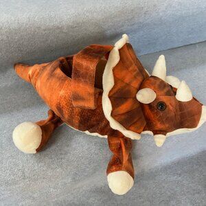 Triceratops Dinosaur Stuffed Animal Plush Easter or Halloween Basket